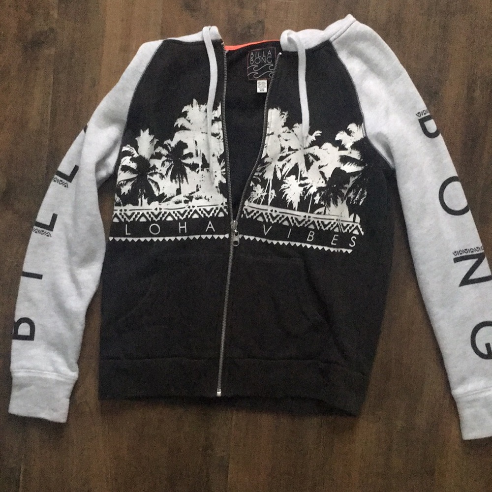 Billabong zip up hoodie